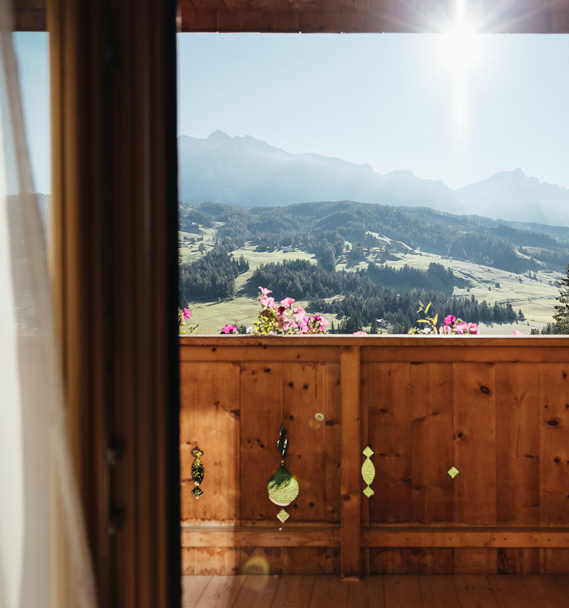 View of the mountains